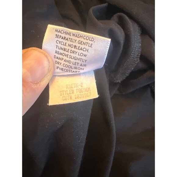 Eileen Fisher Black Elastic Waist Pants Size Large - Picture 4 of 6